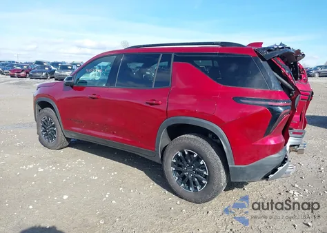 2025 Chevrolet Traverse Awd Z71 из США, поврежденный, VIN 1GNEVJRS3SJ208329